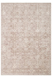 PALACE MOOD Distressed Beige Ethnic Patterned Modern Viscose Soft-Textured Classic Living Room Rug