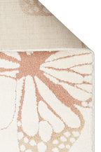 Petit Colorful Butterfly Patterned, Dust-Free, Soft Textured, Machine Washable Children's Room Rug - Green