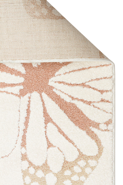 Petit Renkli Kelebek Desenli Toz Vermeyen Yumuşak Dokulu Makinede Yıkanabilir Çocuk Odası Halısı - Yeşil