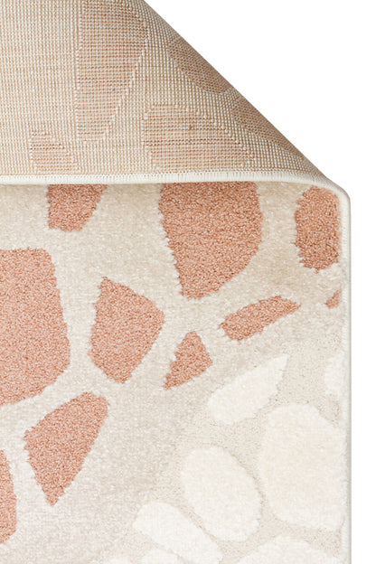 Petit Hayvan Figürlü Toz Vermeyen Yumuşak Dokulu Makinede Yıkanabilir Bebek ve Çocuk Odası Halısı - Pembe