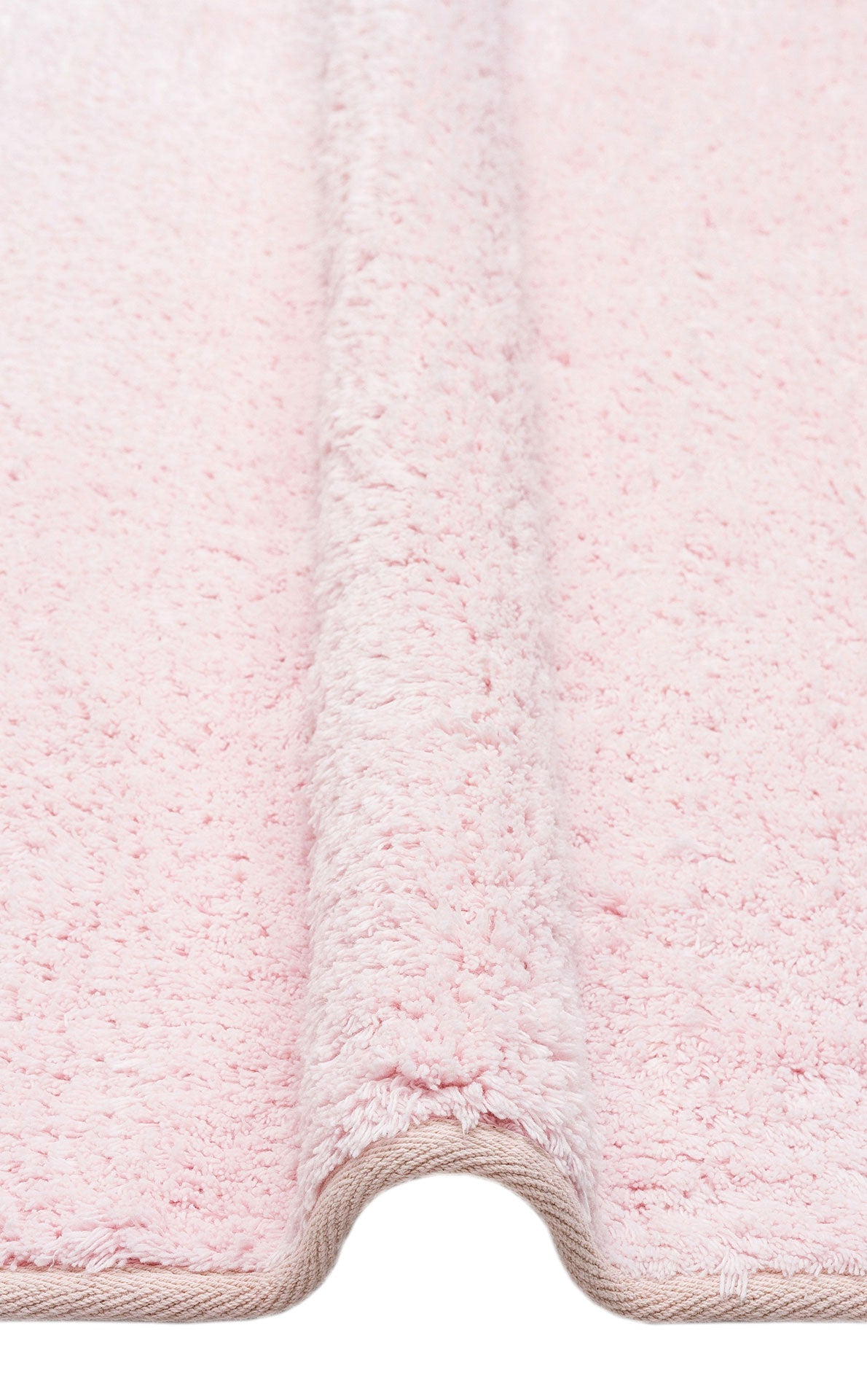 Bonny Plain Pink Round Minimalist Washable Non-Slip Soft Surface Kids Room Rug - Red