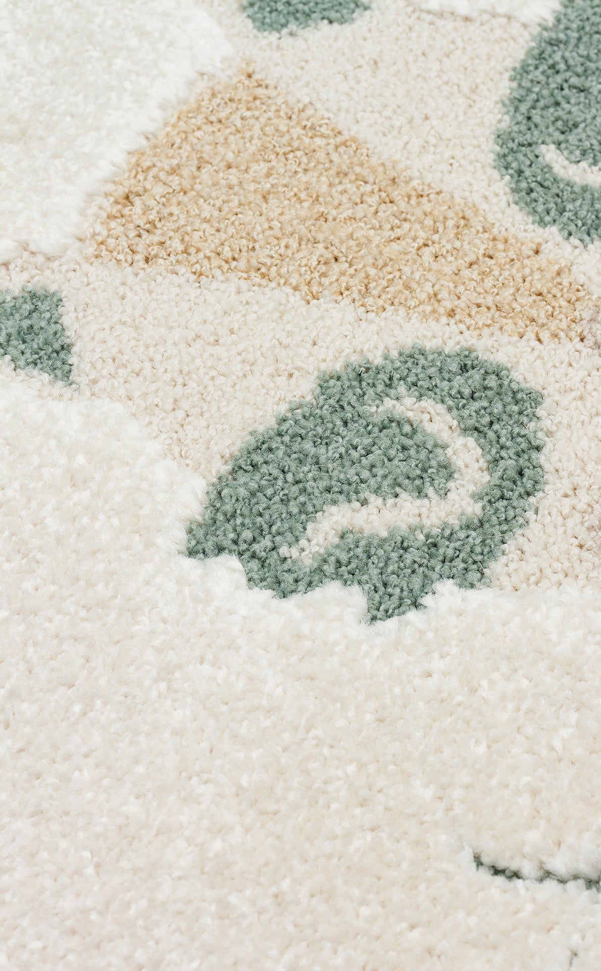 Petit Renkli Figürlü Toz Vermeyen Yumuşak Dokulu Makinede Yıkanabilir Bebek ve Çocuk Odası Halısı - Çok Renkli