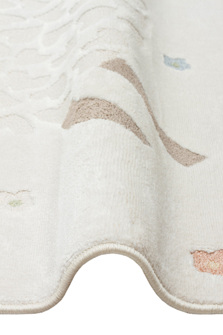 Picco Renkli Figürlü Yıkanabilir Hav Vermeyen Toz Tutmayan Yumuşak Dokulu Bebek, Çocuk Odası Halısı - Çok Renkli