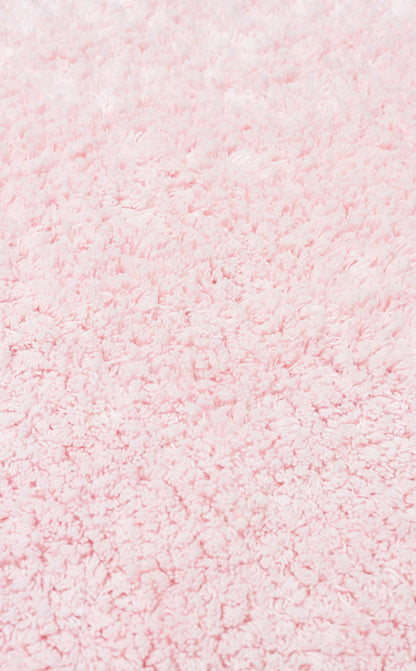 Bonny Düz Pembe Minimal Yıkanabilir Kaydırmaz Taban Yumuşak Yüzeyli Çocuk Odası Halısı - Bordo