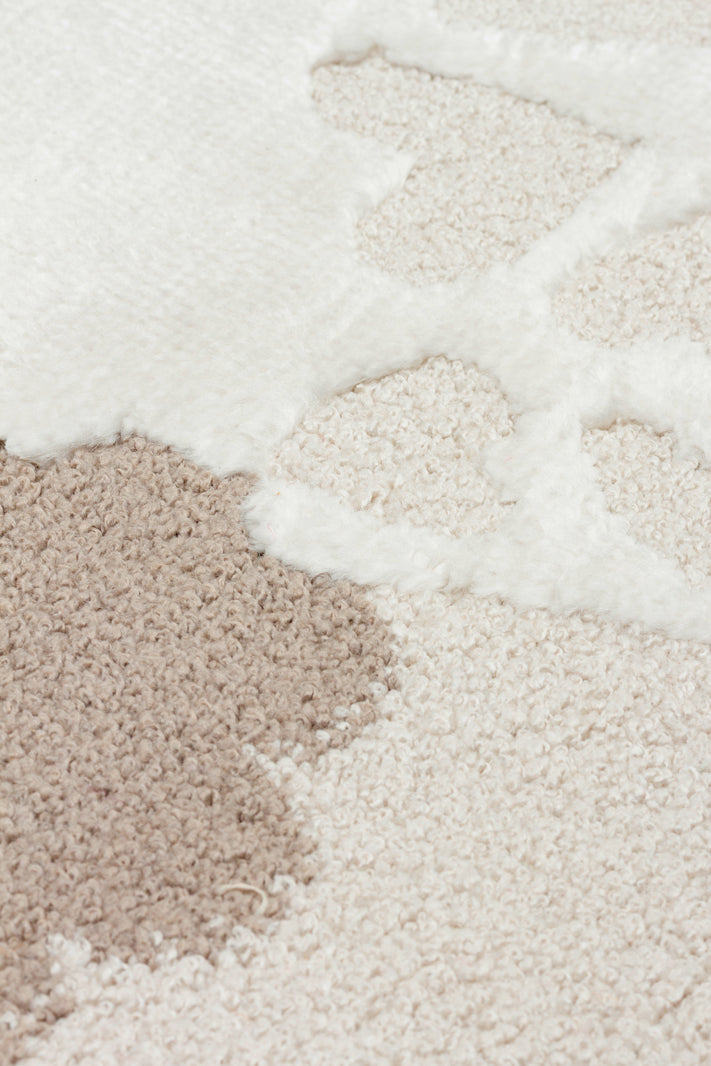 Picco Renkli Figürlü Yıkanabilir Hav Vermeyen Toz Tutmayan Yumuşak Dokulu Bebek, Çocuk Odası Halısı - Çok Renkli