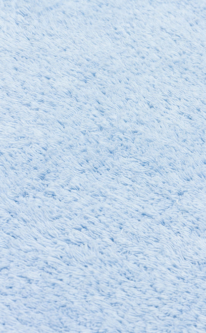 Bonny Düz Mavi Yuvarlak Minimal Yıkanabilir Kaydırmaz Taban Yumuşak Yüzeyli Çocuk Odası Halısı - Haki