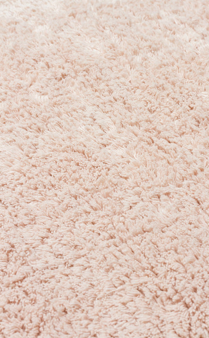 Bonny Düz Bej Rengi Minimal Yıkanabilir Kaydırmaz Taban Yumuşak Yüzeyli Çocuk Odası Halısı - Pembe