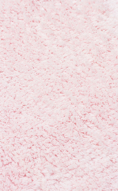 Bonny Düz Pembe Yuvarlak Minimal Yıkanabilir Kaydırmaz Taban Yumuşak Yüzeyli Çocuk Odası Halısı - Kırmızı