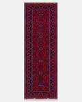 Hamyap Kırmızı Geleneksel Anadolu Desenli El Dokuma Premium Vintage Yün Koridor Antre Halısı - Kırmızı