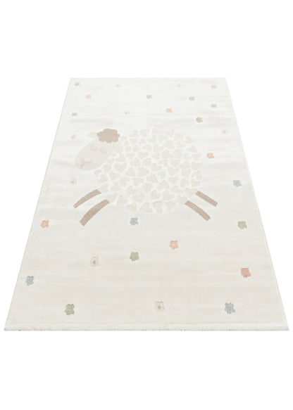 Picco Renkli Figürlü Yıkanabilir Hav Vermeyen Toz Tutmayan Yumuşak Dokulu Bebek, Çocuk Odası Halısı - Çok Renkli