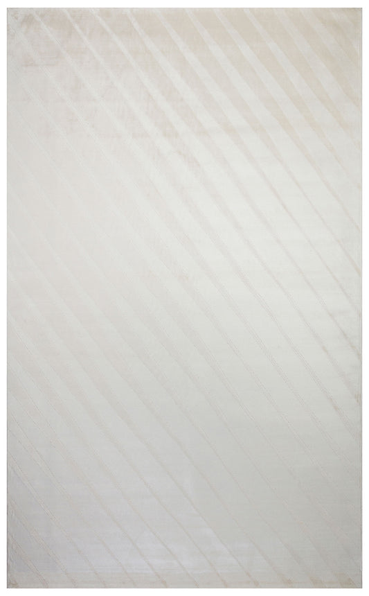 Riviera Modern Renk Geçişli Krem Bej Viskon Polyester Minimal Şık Yatak Odası Salon Halısı