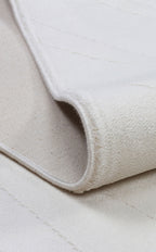 Riviera Modern Renk Geçişli Krem Bej Viskon Polyester Minimal Şık Yatak Odası Salon Halısı
