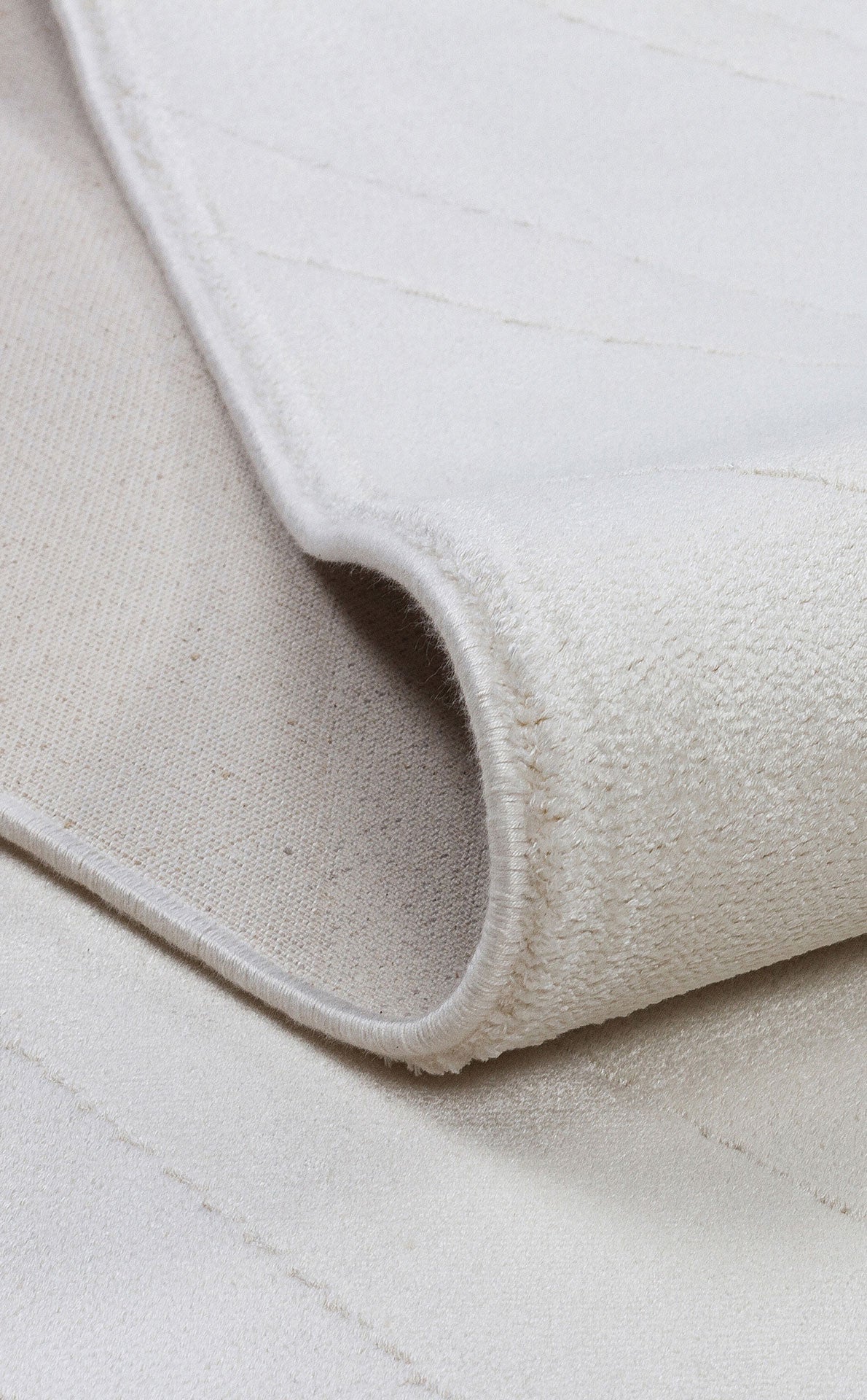 Riviera Modern Renk Geçişli Krem Bej Viskon Polyester Minimal Şık Yatak Odası Salon Halısı