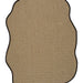 Sisalo Morfea Organic Form Sisal Rug Minimal Bohemian Decorative Anti-Allergenic Rug - Brown