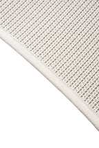 Sisalo Morfea Modern Scandinavian Amorphous Sisal Rug Durable Textured Decorative Rug - Cream