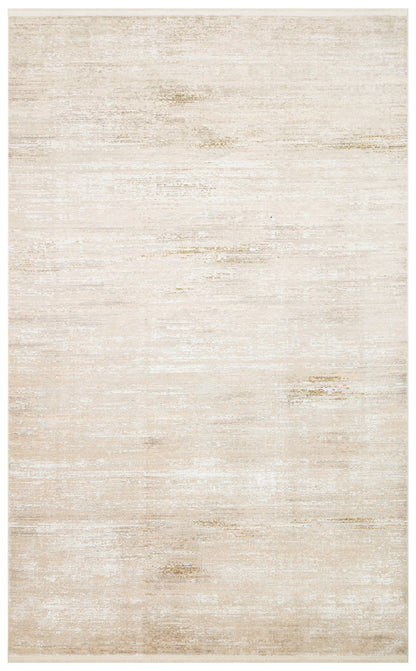 Durable, Long-Lasting Stylish Cream Beige Living Room Kitchen Hallway Carpet Made with Acrylic and Polyester