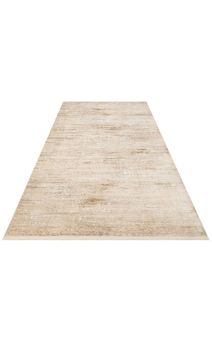 Durable, Long-Lasting Stylish Cream Beige Living Room Kitchen Hallway Carpet Made with Acrylic and Polyester