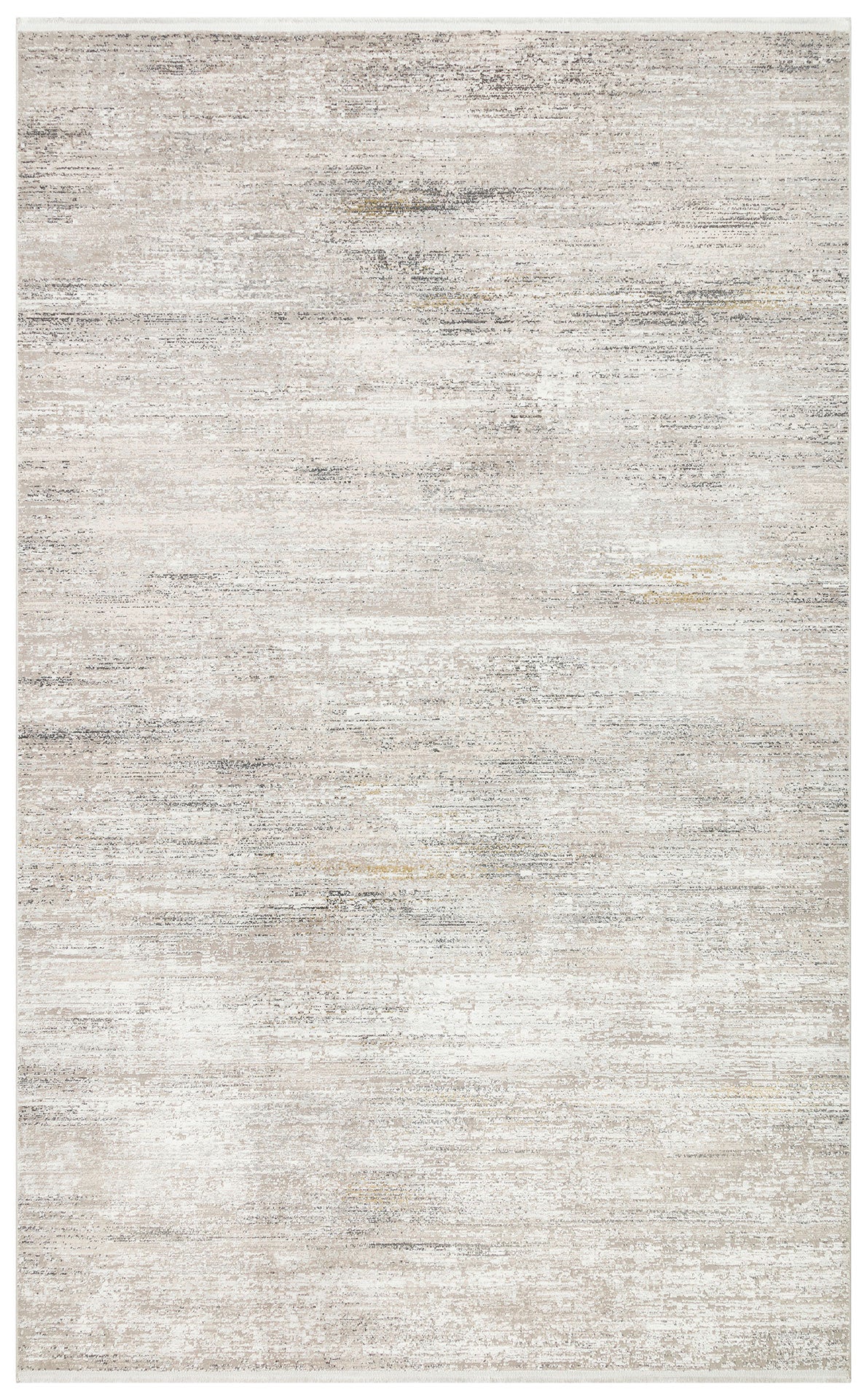 Durable, Long-Lasting Stylish Cream Gray Living Room Kitchen Hallway Carpet Made with Acrylic and Polyester