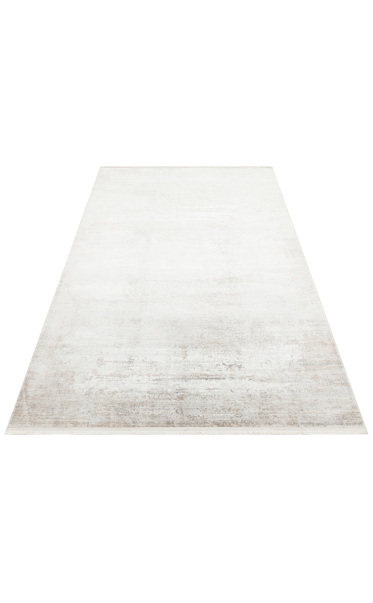 Durable, Long-Lasting Stylish Cream Gray Living Room Kitchen Hallway Carpet Made with Acrylic and Polyester