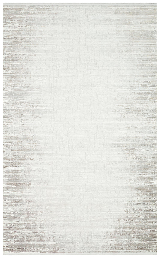 Durable, Long-Lasting Stylish Cream Beige Living Room Kitchen Hallway Carpet Made with Acrylic and Polyester