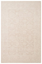 Antique Persian Vintage Classic Cream Ethnic Motif Polyester Authentic Hallway Kitchen Living Room Rug