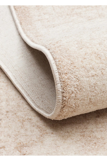 Antik Pers Vintage Klasik Krem Etnik Motifli Polyester Otantik Koridor Mutfak Salon Halısı