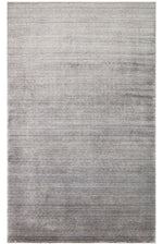 Atlas Series Anthracite Minimal Plain Fringed Lyocell Textured Special Loom Living Room Rug