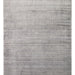 Atlas Series Anthracite Minimal Plain Fringed Lyocell Textured Special Loom Living Room Rug