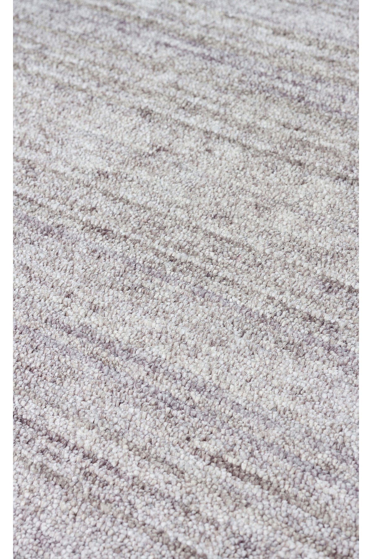 Atlas Serisi Antrasit Minimal Düz Saçaklı Lyocell Dokulu Özel Tezgah Salon Halısı