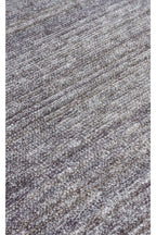 Atlas Series Anthracite Minimal Plain Fringed Lyocell Textured Special Loom Living Room Rug