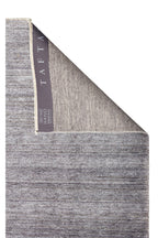 Atlas Series Anthracite Minimal Plain Fringed Lyocell Textured Special Loom Living Room Rug