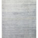Atlas Series Carpet, Light Grey, Minimal Fringed, Lyocell Textured, Special Loom-Made Living Room Rug