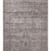 Atlas Series Carpet, Beige Grey, Uşak Pattern, Fringed, Lyocell Textured, Special Loom-Made Living Room Carpet