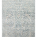 Atlas Series Carpet, Beige, Blue, Uşak Pattern, Fringed, Lyocell Textured, Special Loom-Made Living Room Carpet