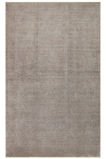 Atlas Series Carpet, Dark Beige, Uşak Pattern, Fringed, Lyocell Textured, Special Loom-Made Living Room Carpet
