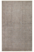 Atlas Series Carpet, Dark Beige, Uşak Pattern, Fringed, Lyocell Textured, Special Loom-Made Living Room Carpet
