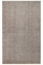 Atlas Series Carpet, Dark Beige, Uşak Pattern, Fringed, Lyocell Textured, Special Loom-Made Living Room Carpet