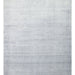 Atlas Series Carpet Blue Grey Minimal Fringed Lyocell Textured Special Loom Living Room Carpet