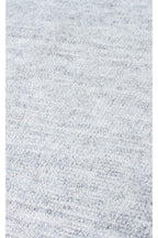 Atlas Series Carpet Blue Grey Minimal Fringed Lyocell Textured Special Loom Living Room Carpet