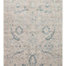 Atlas Series Carpet, Mink Blue, Uşak Pattern, Fringed, Lyocell Textured, Special Loom-Made Living Room Carpet