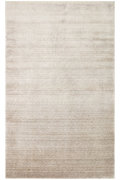 Atlas Serisi Halı Vizon Minimal Saçaklı Lyocell Dokulu Özel Tezgah Salon Halısı