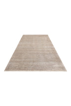 Atlas Series Carpet, Mink, Minimal Fringed, Lyocell Textured, Special Loom-Made Living Room Rug