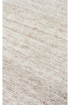 Atlas Series Carpet, Mink, Minimal Fringed, Lyocell Textured, Special Loom-Made Living Room Rug