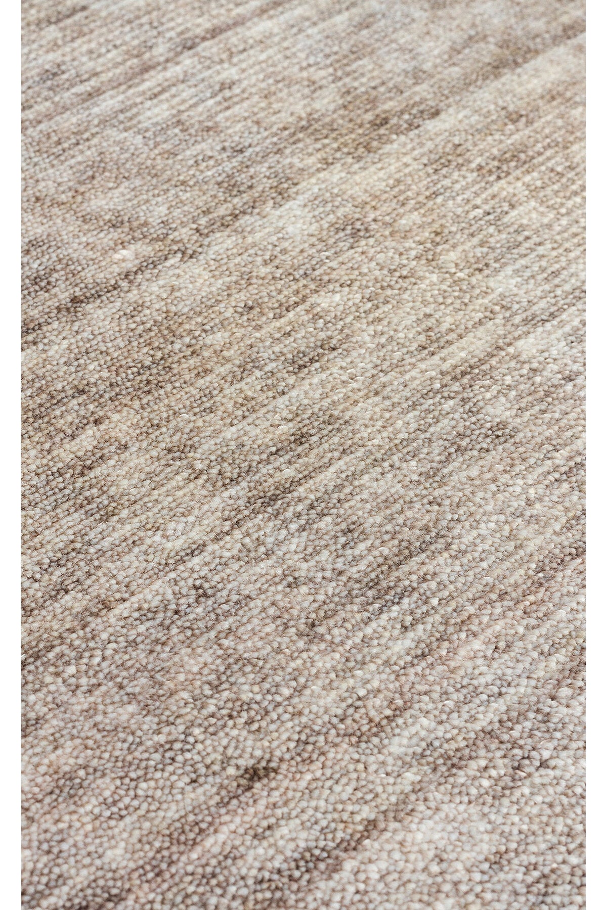 Atlas Series Carpet, Mink, Minimal Fringed, Lyocell Textured, Special Loom-Made Living Room Rug