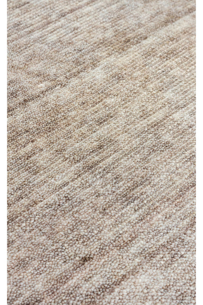 Atlas Serisi Halı Vizon Minimal Saçaklı Lyocell Dokulu Özel Tezgah Salon Halısı