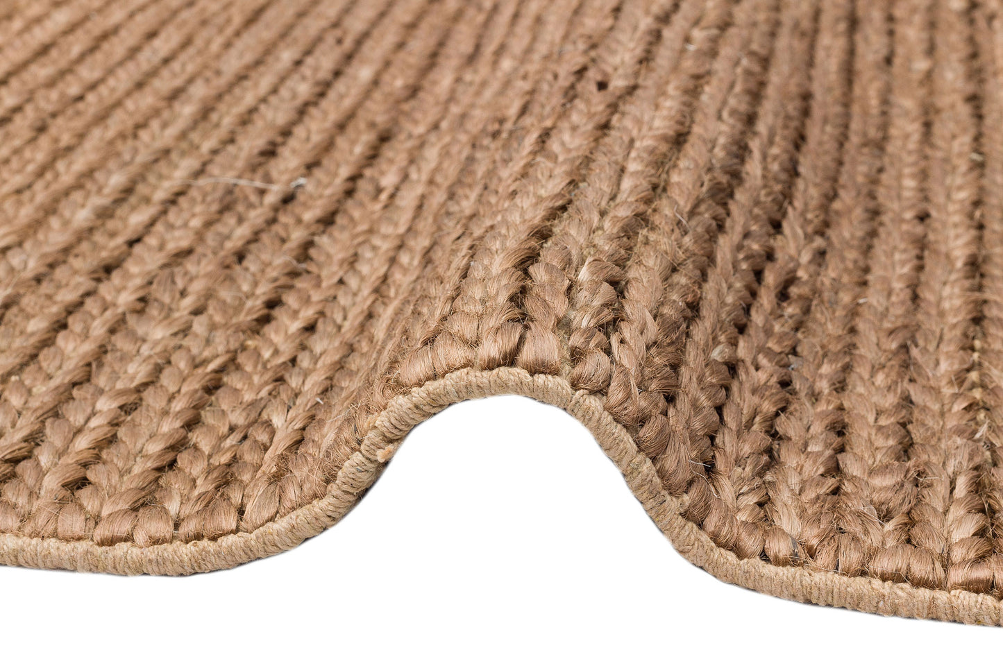 Durable Knitted Real Natural Natural Handmade Jute Wicker Carpet Made from Hand-Woven Jute Fibers