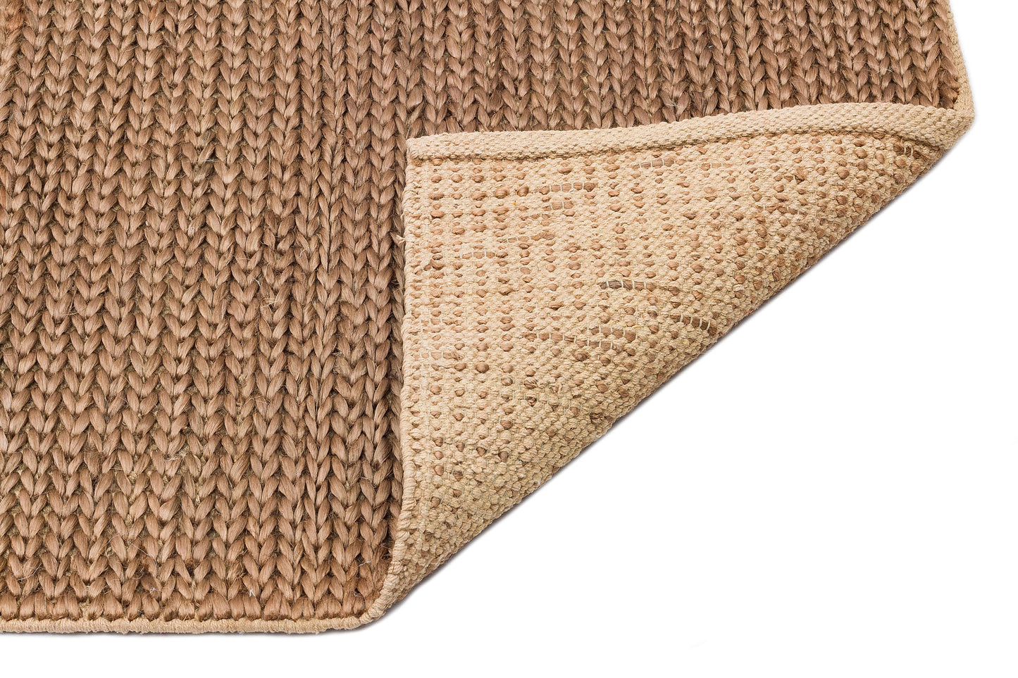 Durable Knitted Real Natural Natural Handmade Jute Wicker Carpet Made from Hand-Woven Jute Fibers