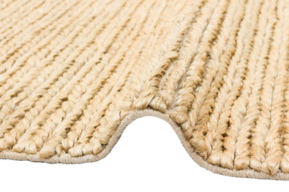 Durable Knitted Real Natural Natural Handmade Jute Wicker Carpet Made from Hand-Woven Jute Fibers