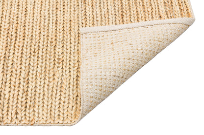 Durable Knitted Real Natural Natural Handmade Jute Wicker Carpet Made from Hand-Woven Jute Fibers