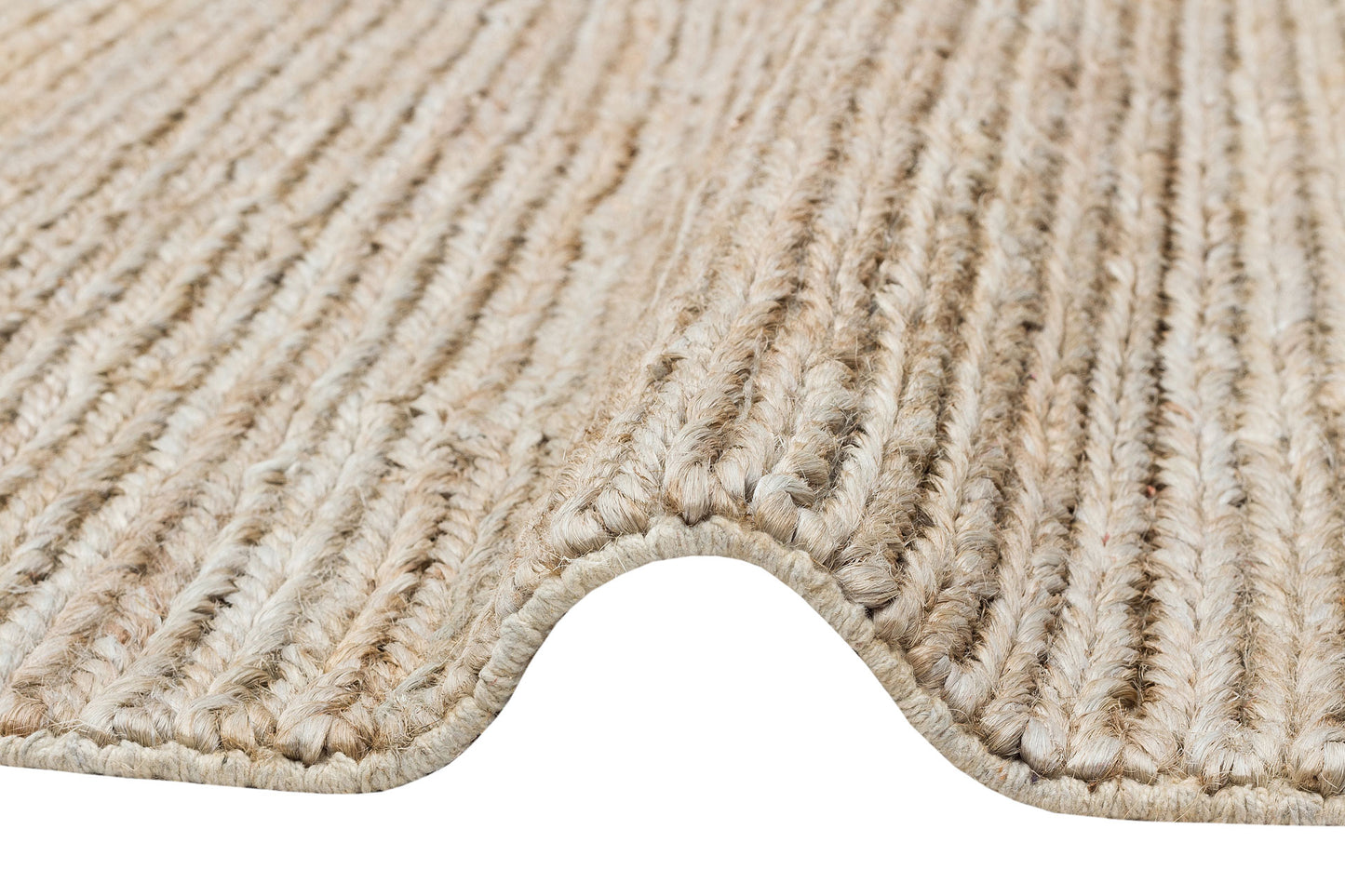 Durable Knitted Real Natural Natural Handmade Jute Wicker Carpet Made from Hand-Woven Jute Fibers